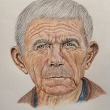 Mi Proyecto del curso:  Retrato realista con lápices de colores.  project by apvdelfin - 05.11.2020