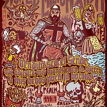 Sigillum Militum Xpisti. Traditional illustration, and Digital Illustration project by woodcutter Manero - 04.20.2020