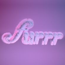 Furrr Ein Projekt aus dem Bereich 3D und 3-D-Lettering von Maite Artajo - 20.03.2020