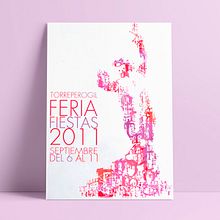 Cartel Feria Torreperogil 2011. Un proyecto de Diseño de carteles y Diseño gráfico de Mateo Hurtado Fernández - 01.08.2011