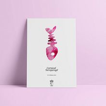Cartel Carnaval 2012. Un proyecto de Diseño de carteles y Diseño gráfico de Mateo Hurtado Fernández - 01.01.2012