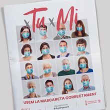 X Ti x Mí. Campaña COVID- 19. Generalitat Valenciana. . Un progetto di Composizione fotografica, Design editoriale, Graphic design e Pubblicità di Maila Roux - 20.04.2020