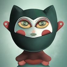 My project in Digital Illustration with Procreate course. 3D Character Design project by Pedro Garlaschi - 04.20.2020