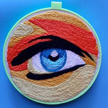 Mi Proyecto del curso: Técnica de bordado con paso atrás. Embroider project by Claudia Guillen - 11.24.2020