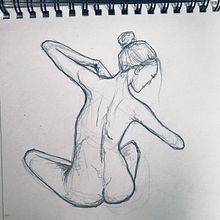 Cuerpo humano 2. Drawing project by Ale Ubieta - 04.20.2020