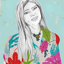 Mi Proyecto del curso: Retrato con lápiz, técnicas de color y Photoshop.  projeto de sanznt - 20.04.2020