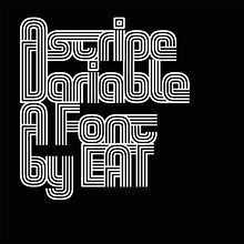 Astripe Variable. Een project van T, pografisch ontwerp, Motion Graphics, T y pografie van Eduardo Aire Torres - 20.04.2020