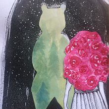 Red Rose and Snow White - an illustrated tale . Een project van Traditionele illustratie van josie - 21.04.2020