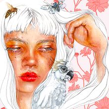 My project in Illustrated Portrait in Watercolor course. Projekt z dziedziny Ilustracja c, frowa i Malowanie akwarelą użytkownika nikkifontainearts - 21.04.2020
