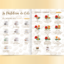 CARTA PASTELERÍA. Projekt z dziedziny Projektowanie logot, pów, Grafika ed i torska użytkownika María Gómez Tenrero - 21.04.2020