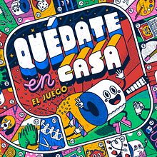 Quédate en casa, El juego Ein Projekt aus dem Bereich Spielzeugdesign, Traditionelle Illustration, Lettering, T und pografie von David Sierra Martínez - 21.04.2020
