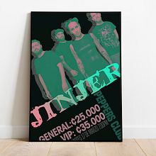 Grupo de Musica Jinjer. Poster Design project by Wilber Sibaja - 04.23.2020