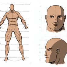 Proporción Superheróica: cuerpo y cabeza. Comic project by Norberto Hernández - 04.21.2020