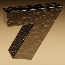 36daysoftype2020. 3D, 3D Design, T, pograph, Design, Digital Lettering, and 3D Modeling project by BowMind - 03.30.2020