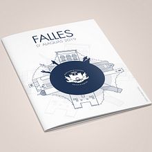 DISEÑO Y MAQUETACIÓN - LLIBRET DE FALLAS. Un proyecto de Diseño, Diseño editorial, Diseño gráfico e Ilustración tradicional de María Hierro García - 05.03.2019