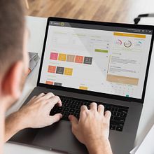 Diseño app gestión. App Design, Web Design, and UX / UI project by Alia Morais Román - 05.21.2017