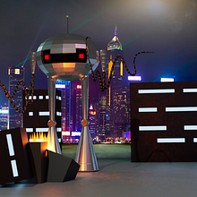 Proyecto final Blender: Roboto. 3D, Design de personagens 3D e Ilustração digital projeto de Mónica Colias - 21.04.2020