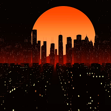 Retro City 80's Style. 3D, 3D Animation, Animation, and 3D Design project by Mayank Kapoor - 04.21.2020