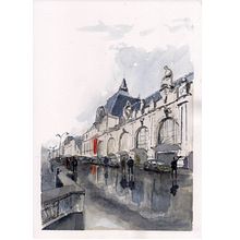 Mi Proyecto del curso: Dibujo arquitectónico con acuarela y tinta. Architecture, Artistic Drawing, Traditional illustration, Architectural Illustration, Painting, and Watercolor Painting project by Jorge Arturo Cortés Gómez - 04.21.2020