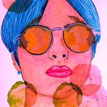 Mi Proyecto del curso: Retrato ilustrado en acuarela. Traditional illustration project by Belen Pevida Artime - 04.19.2020