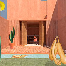 Projeto Gráfico  + Tarsila do Amaral . Digital Architecture, Fine Arts, and Architectural Illustration project by i218079 - 04.22.2020