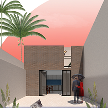 Proyecto del curso.. Projekt z dziedziny  Architektura, Architektura wnętrz,  R, sunek architektoniczn,  Modelowanie 3D i Retuszowanie fotografii użytkownika Orlando Rivera - 22.04.2020