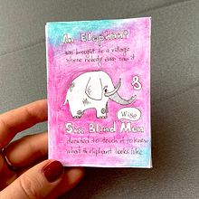 ‘Elephant’ - My project in Narrative Techniques for Illustrated Stories course. Bookbinding, Children's Illustration, Sketching, Stor, and telling project by Alisa Knatko - 04.22.2020