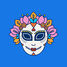 Día de los Muertos. Un projet de Design , Illustration numérique et Illustration vectorielle de Ido Shtral - 22.04.2020