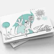 LLIBRET 2020 - FALLA POBLE VELL. Un proyecto de Diseño, Diseño editorial, Diseño gráfico, Ilustración tradicional e Ilustración vectorial de María Hierro García - 06.03.2020
