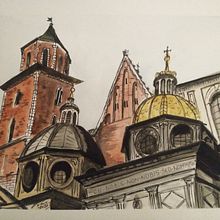 Mi Proyecto del curso: Dibujo arquitectónico con acuarela y tinta. Watercolor Painting project by pmartinez.escrbca - 04.22.2020