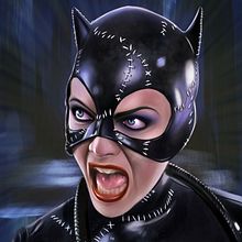 Catwoman . Un proyecto de Ilustración tradicional e Ilustración digital de Oscar Martinez - 22.04.2020