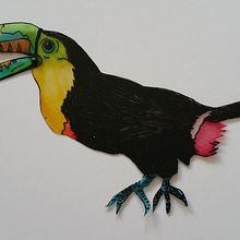 Animal Menagerie - Shadow Puppets in Colour. Traditional illustration project by Clare Jayne McCarthy - 09.24.2016