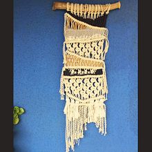 Mi primera obra textil en macramé. Arts, and Crafts project by Alejandra Toledo - 04.22.2020