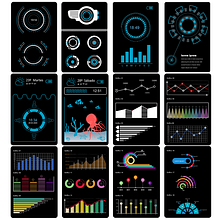 Gráficos y pantallas inventadas. Sketching, Concept Art, Digital Drawing, Design, Information Design, Digital Design, Editorial Design, Graphic Design, T, pograph, Design, IT, Digital Marketing, and Screen Printing project by Joan Sala - 07.10.2020