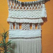 Mi Proyecto del curso: Introducción al macramé: creación de un tapiz decorativo. Macramé project by GABRIELA BALLARINO - 05.04.2020