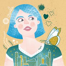 Mujeres ilustradas. Traditional illustration project by Monica Martinez Mendoza - 04.22.2020