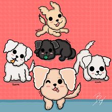 Personajes Kawaii parte 2 . Un proyecto de Diseño, Ilustración tradicional e Ilustración digital de Brenda Escalante Nava - 22.04.2020