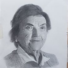 Retrato de Conchita Virués. Abril 2020. Projekt z dziedziny R i sunek ołówkiem użytkownika Antonio Pérez - 24.04.2020