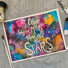 Mi Proyecto del curso: Técnicas modernas de acuarela. Calligraph, H, Lettering, and Watercolor Painting project by Angelica Orozco - 04.23.2020