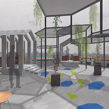 The Rooftop ( for COBLOC). Architecture project by Luciano Difilippo - 06.23.2020