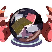 Editorial illustrations: Biblioteksbladet. Digital Illustration, Editorial Design, and Traditional illustration project by Emma Hanquist - 04.02.2020