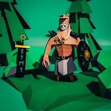 Mi Proyecto del curso: Modelado de personajes low poly para videojuegos . 3D, Character Animation, Game Development, and 3D Design project by ivan95ac - 04.23.2020
