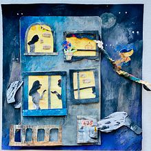 My project in Story Illustration with Paper course . Projekt z dziedziny Ilustracje dla dzieci,  Kolaż,  Sztuki piękne, Trad, c, jna ilustracja, Papercraft, Stor i telling użytkownika brooklynpacman - 23.04.2020