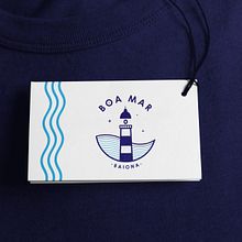 Boa mar/Logo. Logo Design project by lucia_portoles - 04.23.2020
