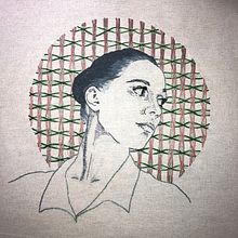 Mi Proyecto del curso: Autorretrato bordado. Projekt z dziedziny  Haft i Portret użytkownika Aileen Fabre - 23.04.2020