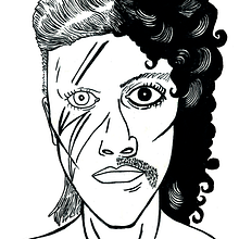 David Bowie / Prince. Un progetto di Disegno e Illustrazione tradizionale di José López - 24.04.2020