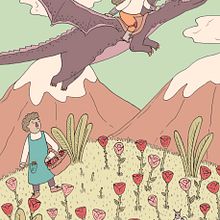 Sant Jordi. Children's Illustration project by Angie Juanto - 04.24.2020