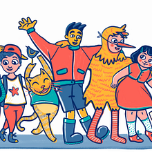Ilustración Infantil. Un projet de Créativité, Conception de personnages, Illustration numérique et Illustration jeunesse de Mireia Serra Poch - 24.04.2020