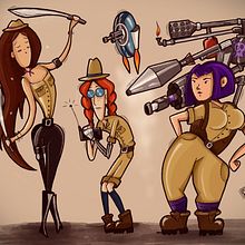 Mi Proyecto del curso: Fábrica de personajes ilustrados. Traditional illustration project by patpatlog - 04.24.2020