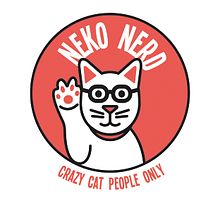 Neko Nerd, una marca para 'nerds' amantes de los gatos. Ilustração vetorial projeto de Paula de Aguirre García - 24.04.2020